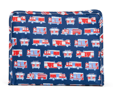 Roadie Large Zip Pouch - Fire Engines