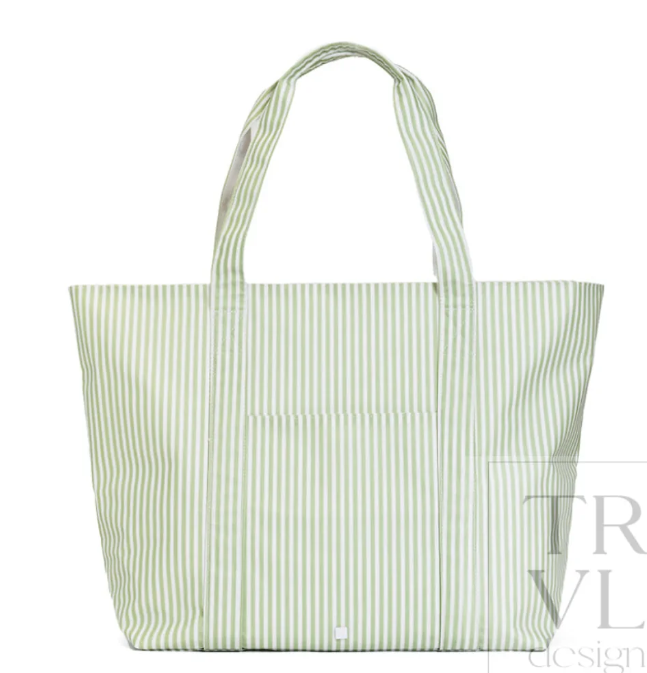 Jumbo Tote XL - Pimlico Stripe Sage