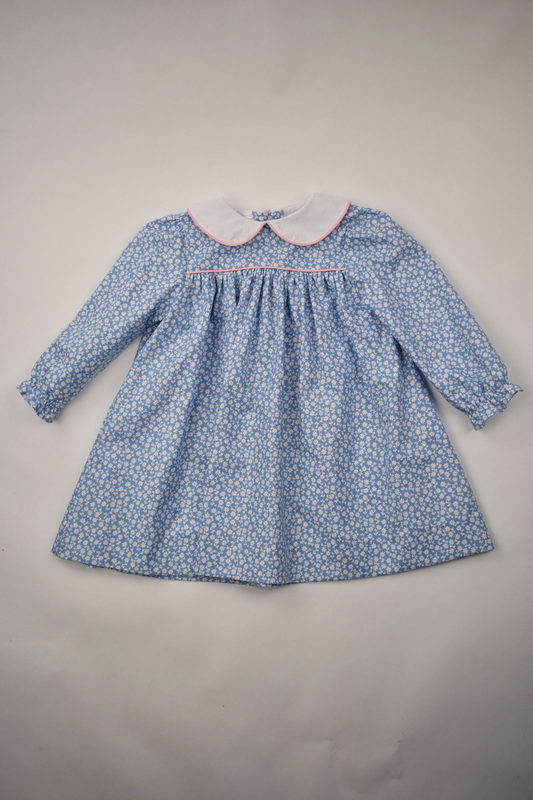 Daisy Print Long Sleeve Dress 79061