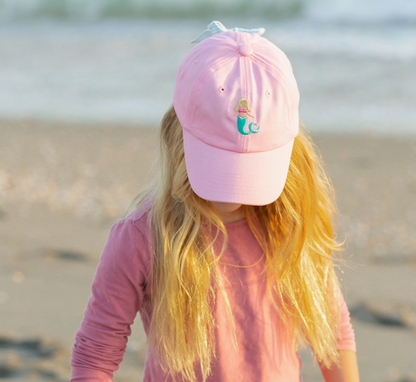 Mermaid Bow Baseball Hat Youth