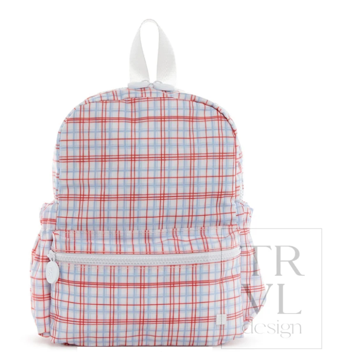 MINI BACKER - CLASSIC PLAID RED Backpack