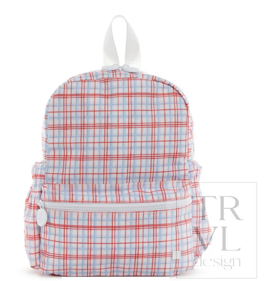 MINI BACKER - CLASSIC PLAID RED Backpack