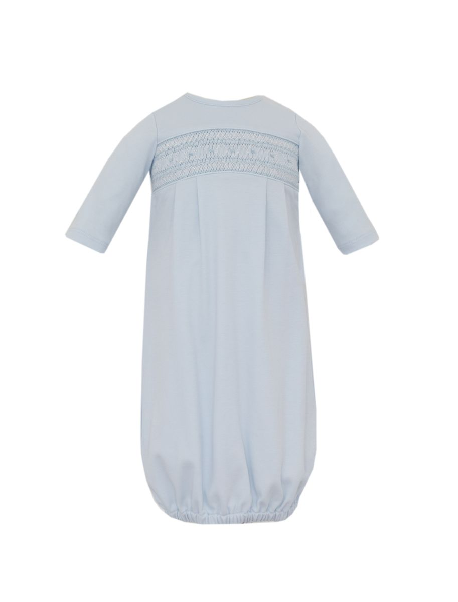 Oliver - Solid Lt. Blue Knot Boy's Sac L/S