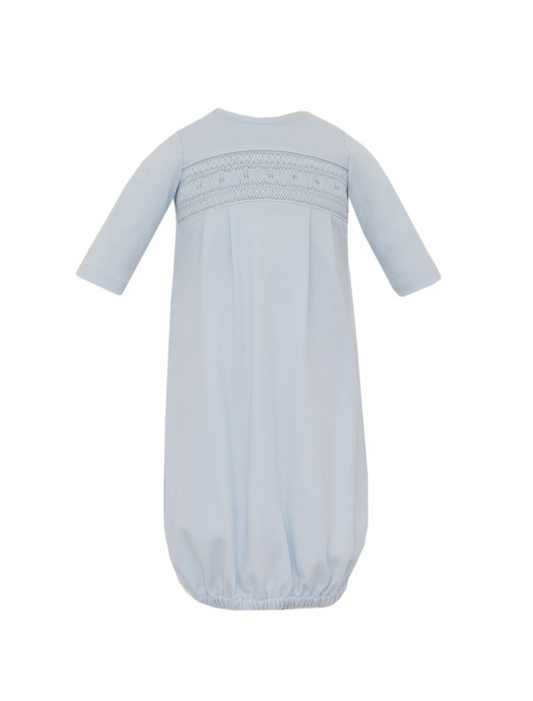 Oliver - Solid Lt. Blue Knot Boy's Sac L/S