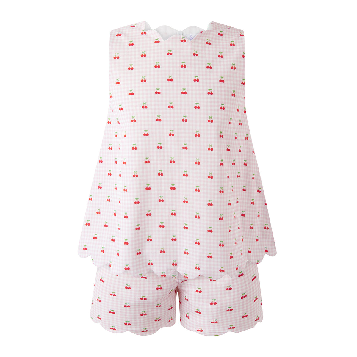 Cherry Gingham Short Set