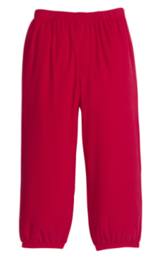 Banded Pant - Red Corduroy
