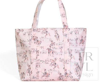 Jumbo Tote XL - Cowgirl Toile