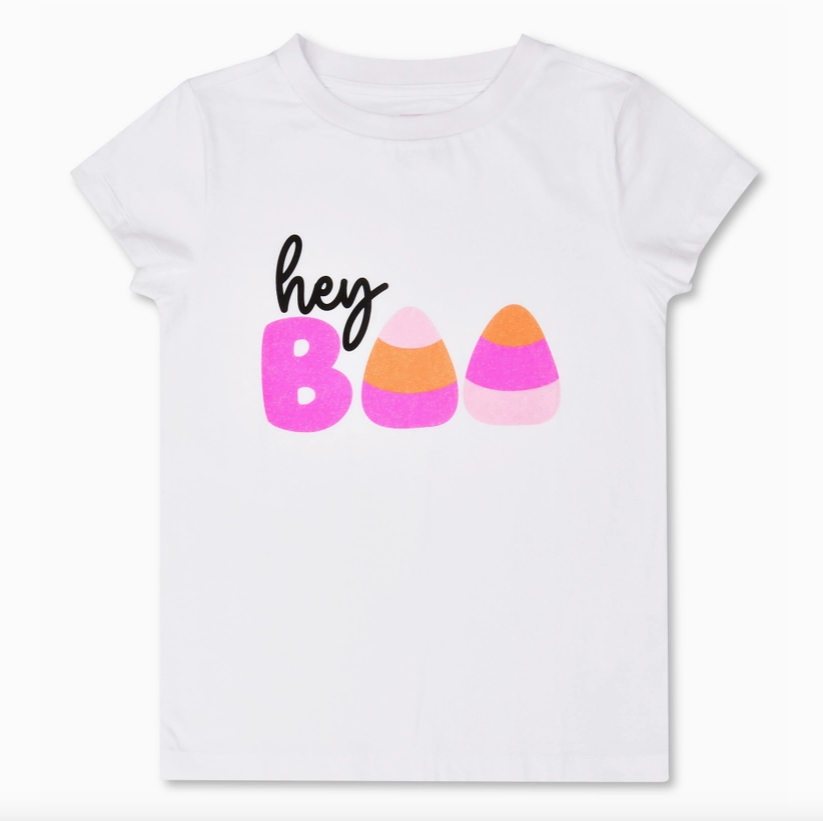 Hey Boo Boxy Tee - Tween