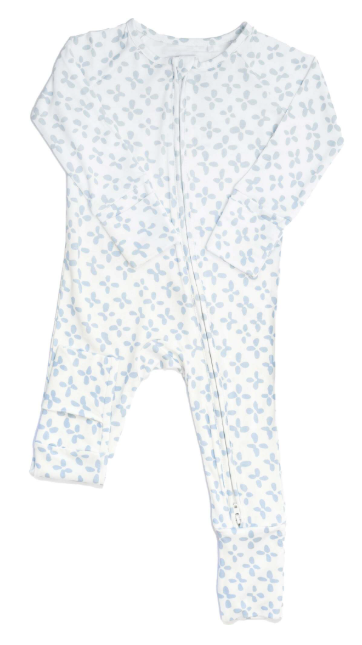 Sleep Romper Blue clover