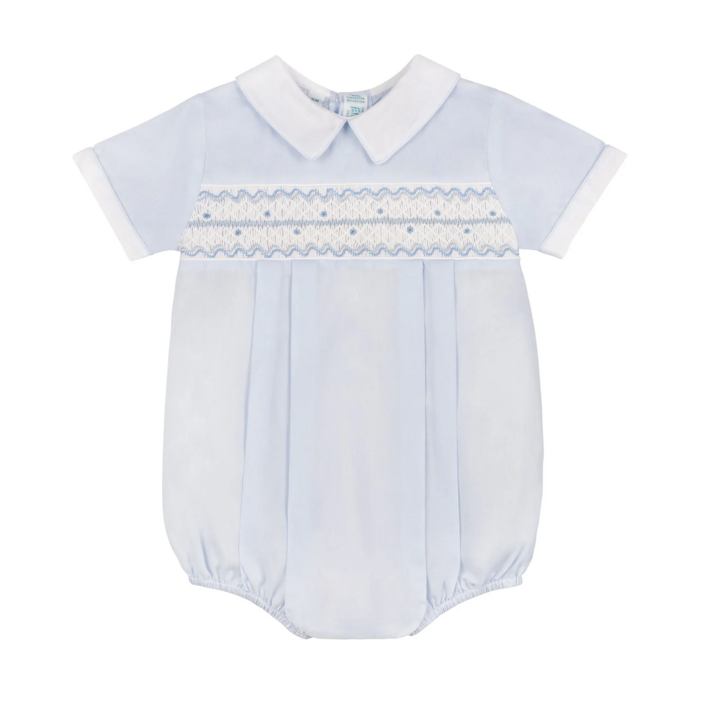 Boys Wave Smocked Romper 97444/23993/972