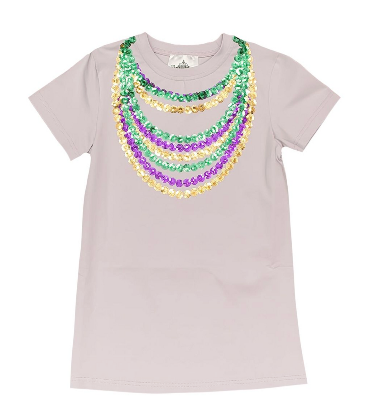 Beads Lavender Dress TWEEN