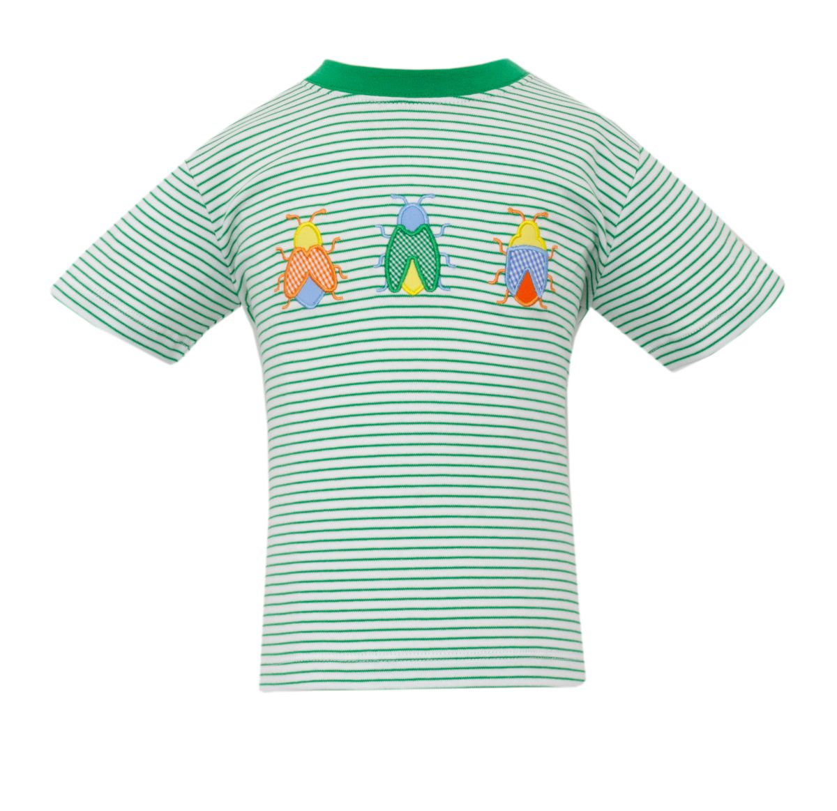 BUGS - Green knit stripe boy´s T-shirt (5033P-CS27)