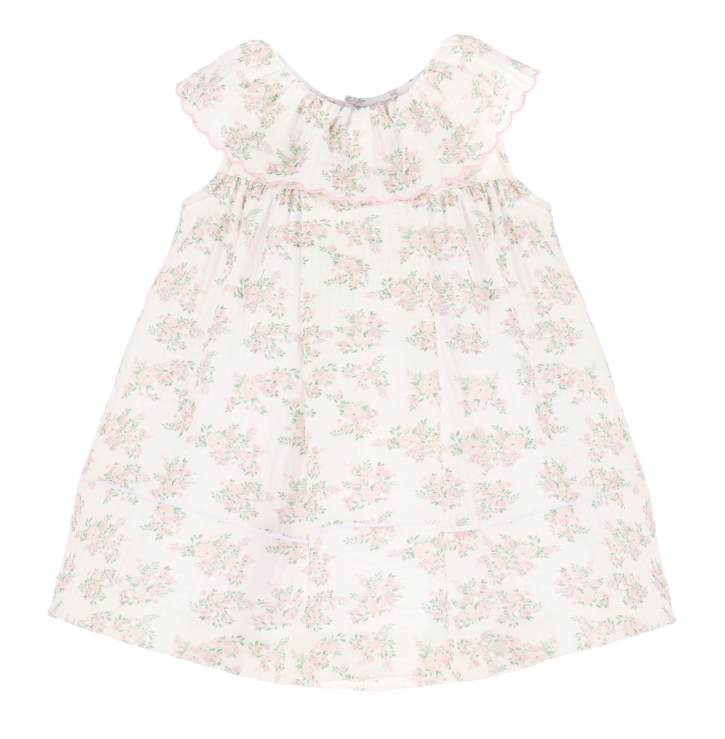 Floral Bluffs Ruffle Dress - Pink