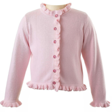 Pink Frill Cardigan