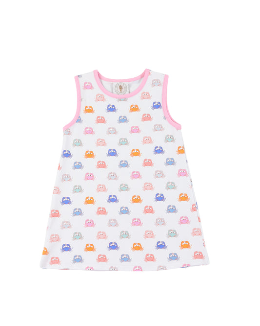 Pastel Pinchers Sleeveless Susie Swing Dress