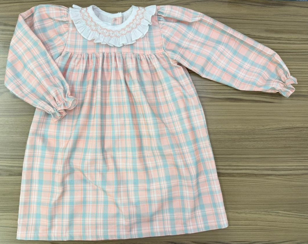 Plaid Corduroy Dress LGF26-08
