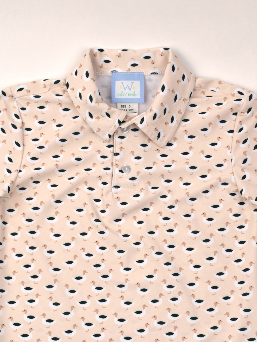 Ducks Long Sleeve Polo