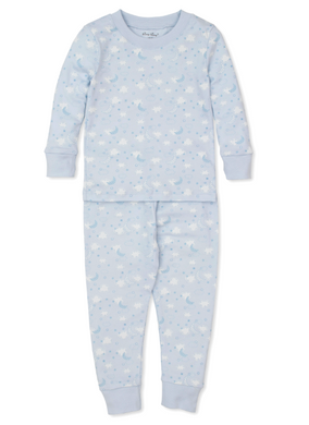 Night Cloud Pajama Set Blue Snug PRT