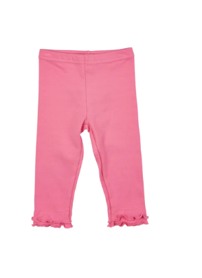 Medium Pink Legging with Ruffle Hem – Mignon