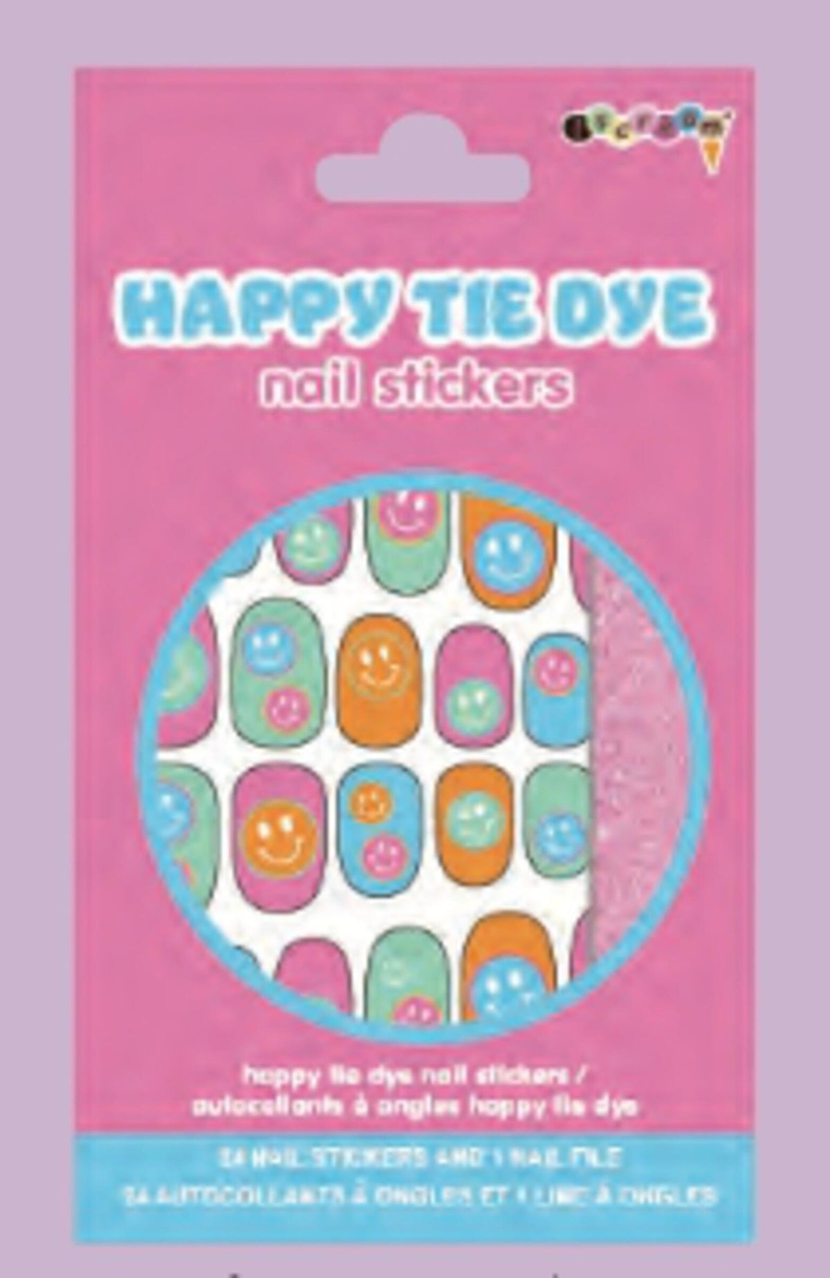 Choose Happy Nail Stickers and Nail File Set - Tween