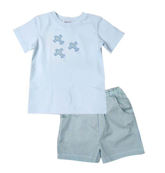 Airplane Boy's Short Set 5S026