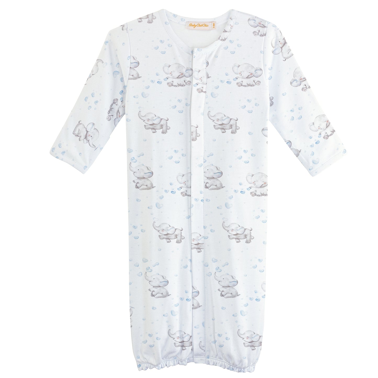 bubbly elephant blue converter gown