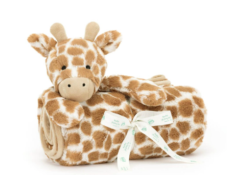 Bashful Giraffe Blankie