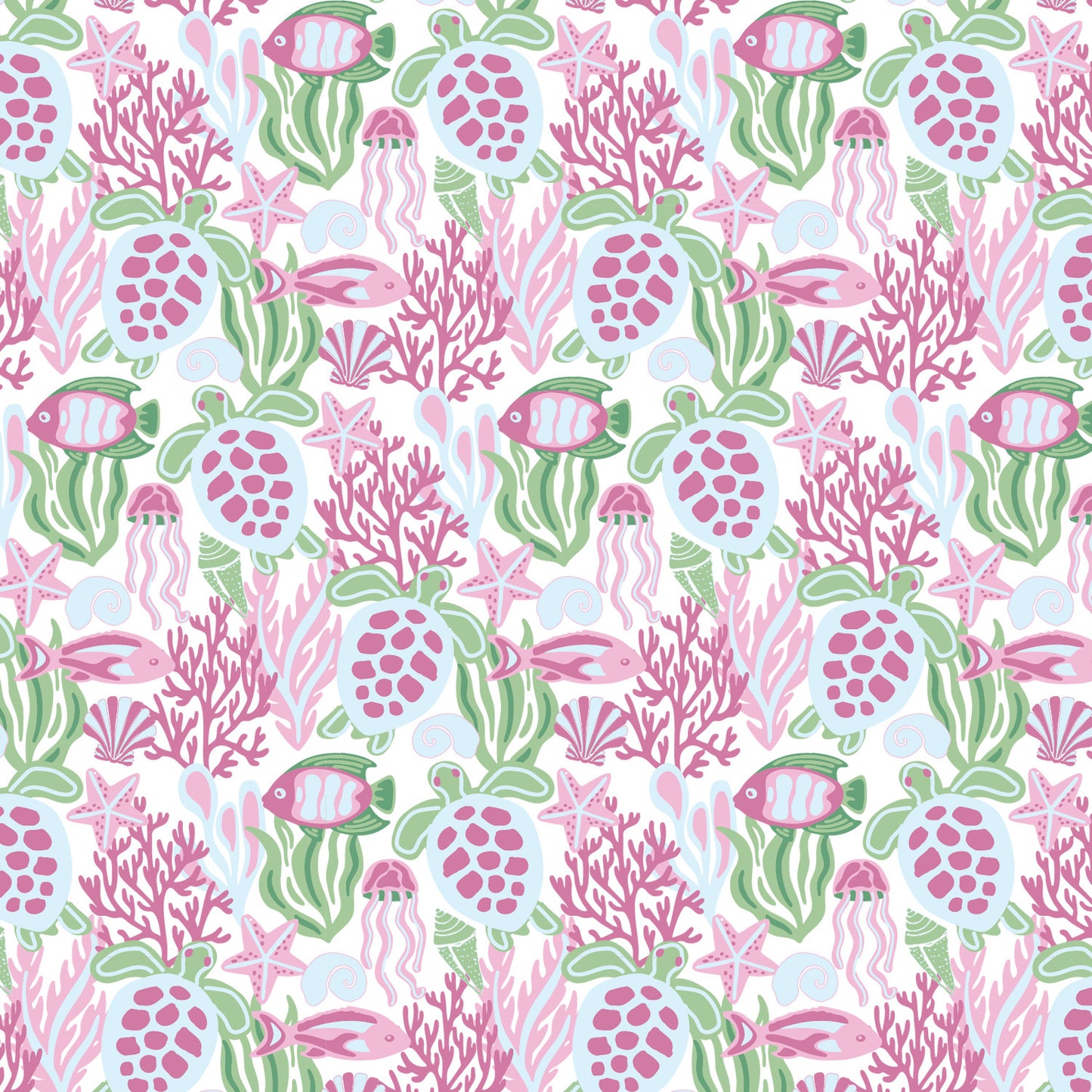 Emery Short Set - Under the Sea Pink