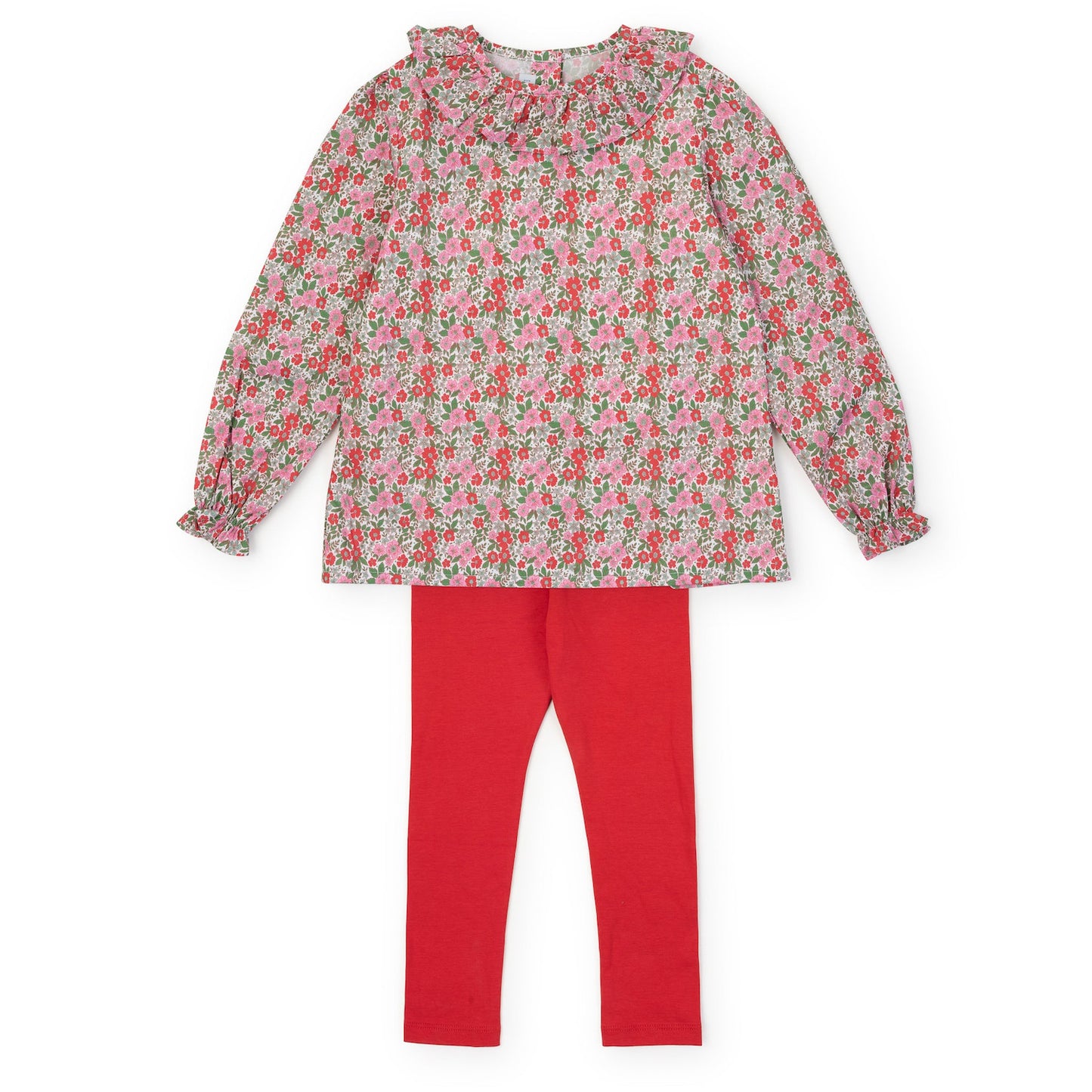 Emma Set Girls Legging Set Floral Noel