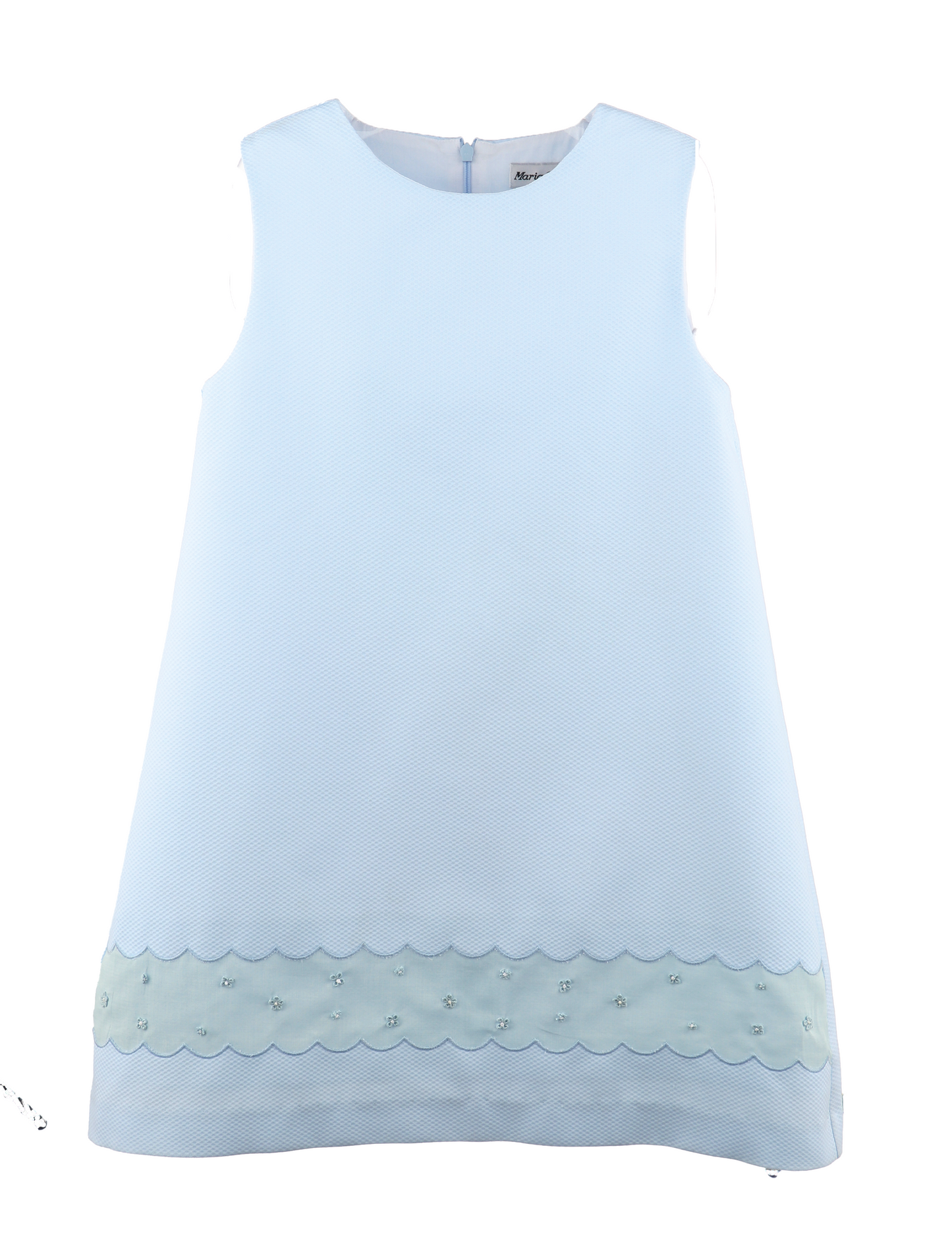 Pique A Line Dress Blue - Tween