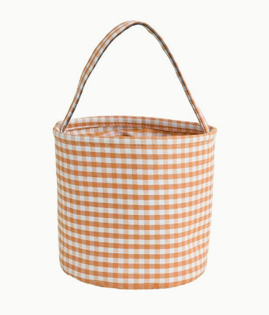 Gingham Bucket Tote