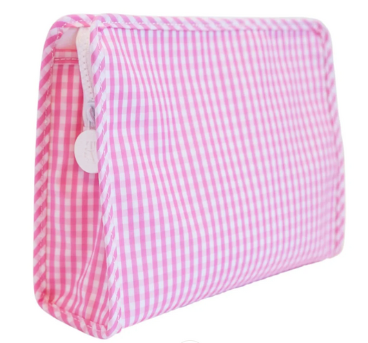 ROADIE MEDIUM - GINGHAM HOT PINK