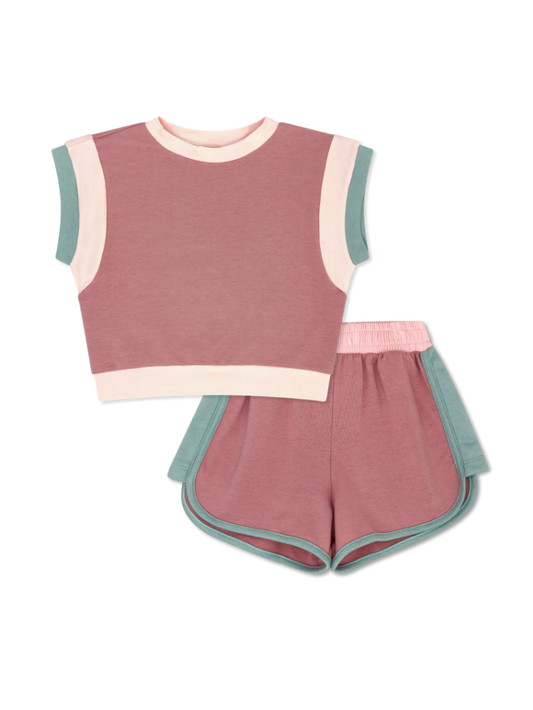 Ellie Everyday Set - Poppy Pink Light Pink Sage Green - Tween