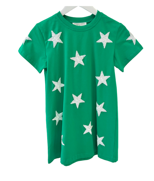 Green Star Dress