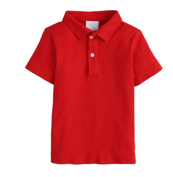 Short Sleeve Polo - Red