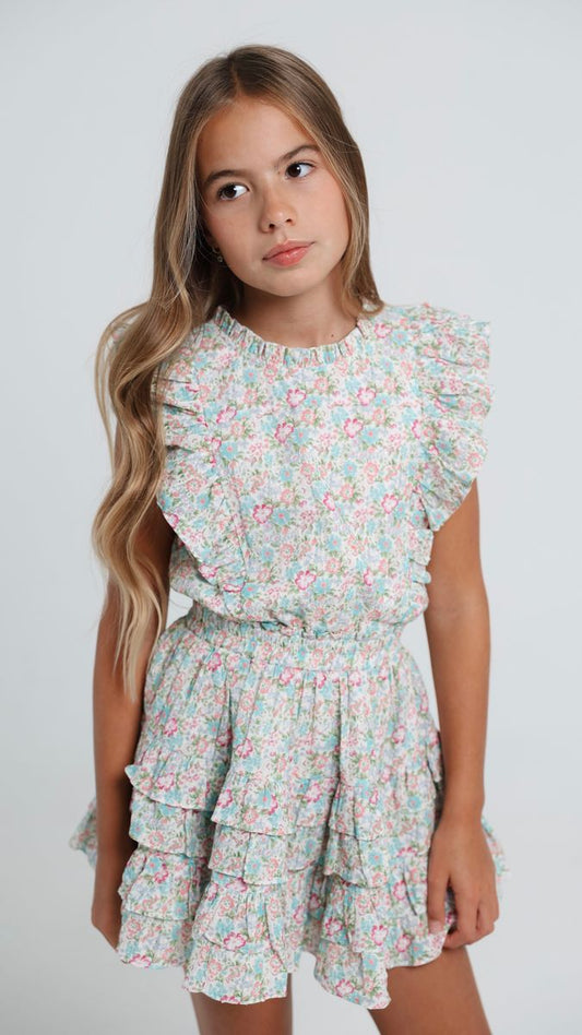 Gustavia Dress - Rosette - Tween