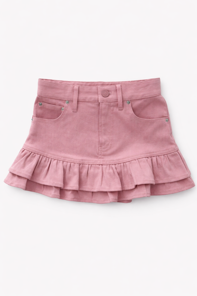 Denim Skirt Pink - Pink
