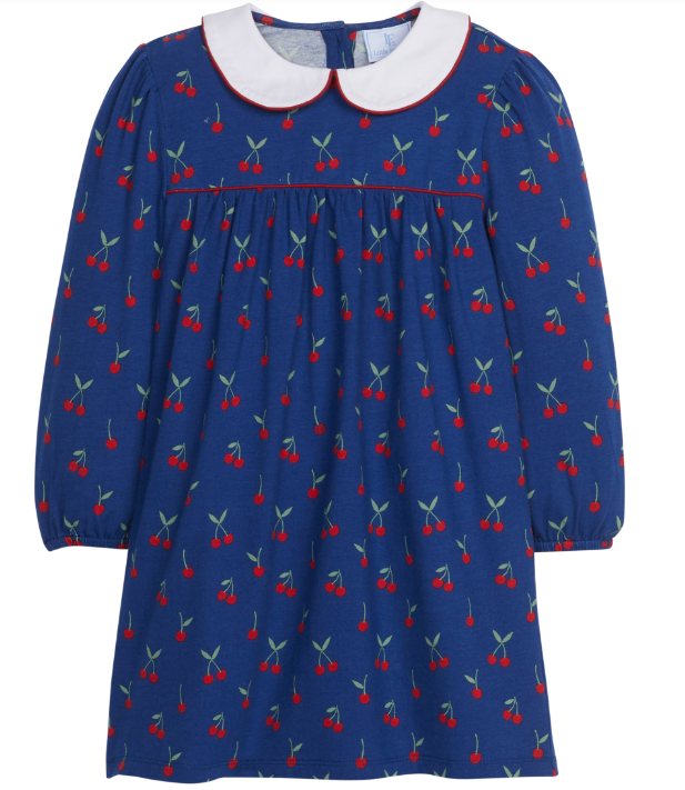 Evelyn Dress - Cherries Print