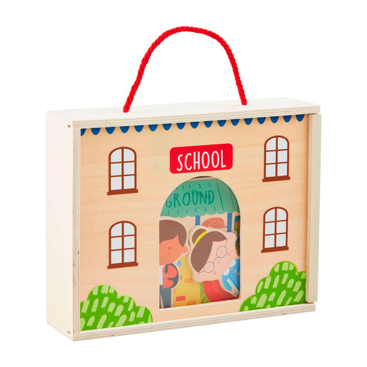 SCHOOL WOOD BOXED SET