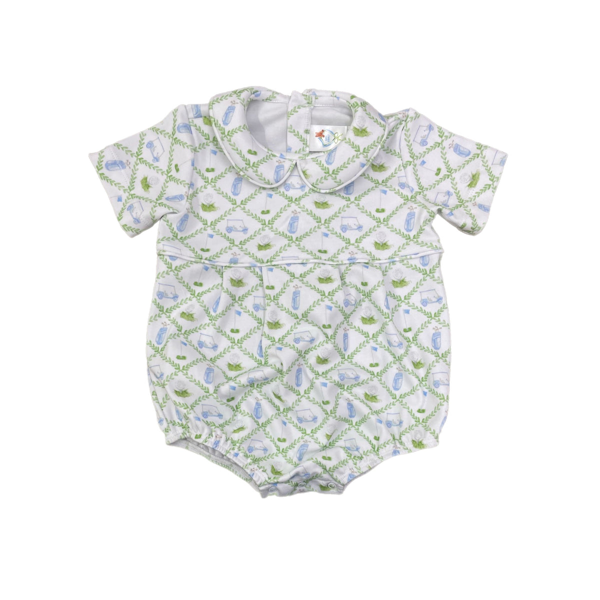 Golf Print Knit Bubble