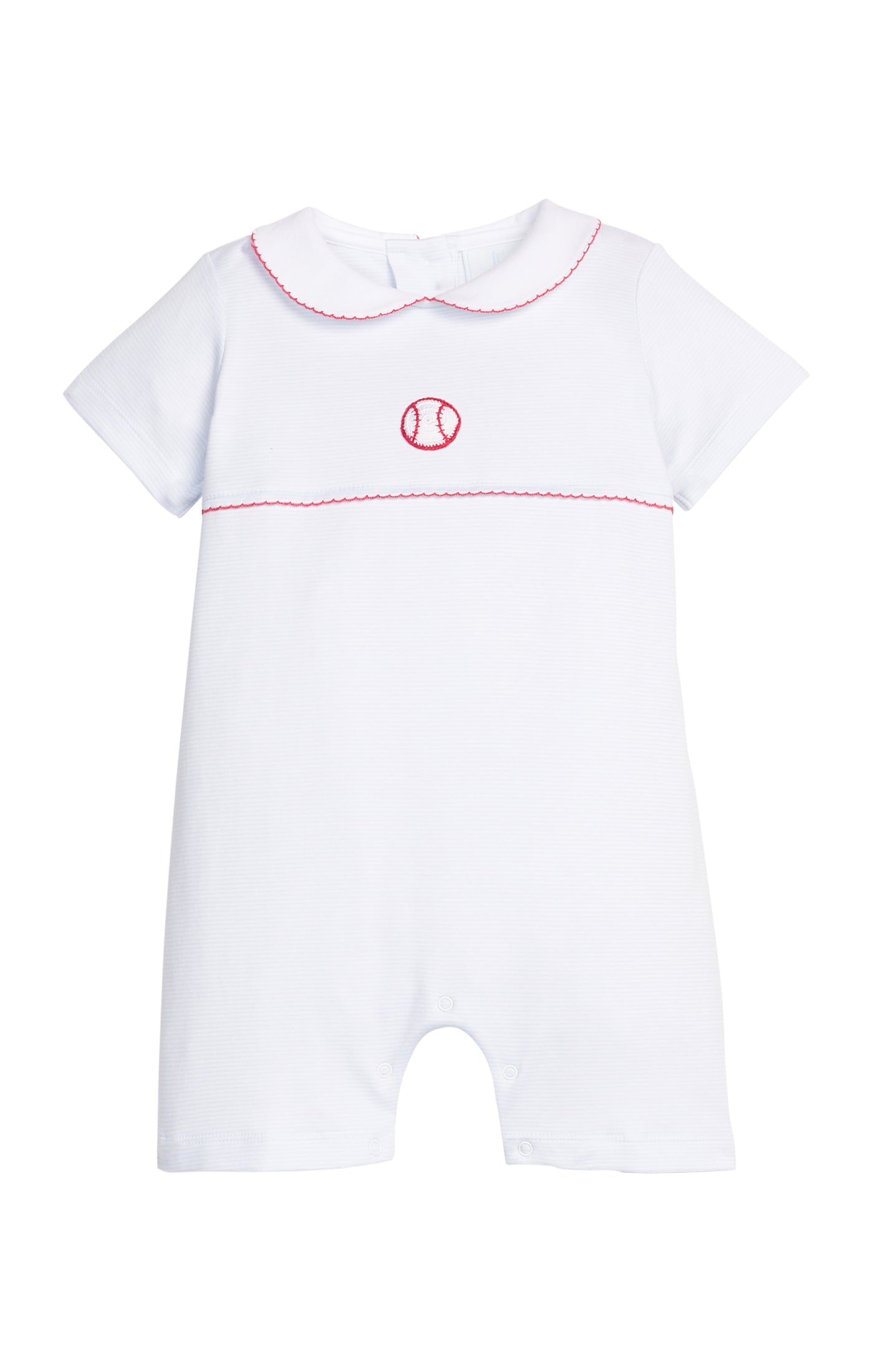 Crochet Ream Romper - Baseball