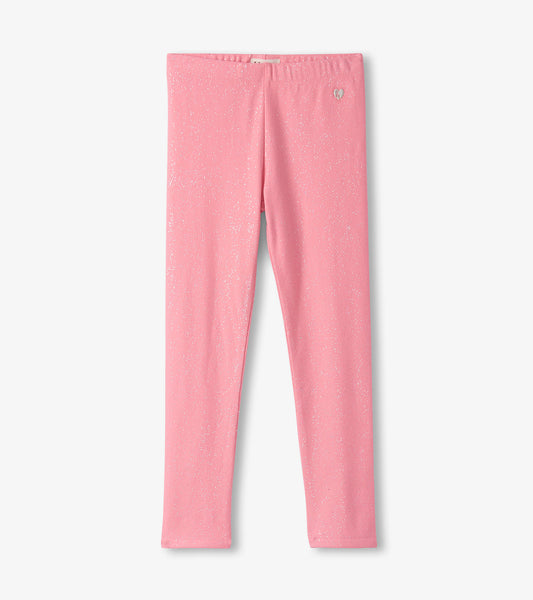 Flamingo Pink Cozy Leggings - Hot Melt TWEEN