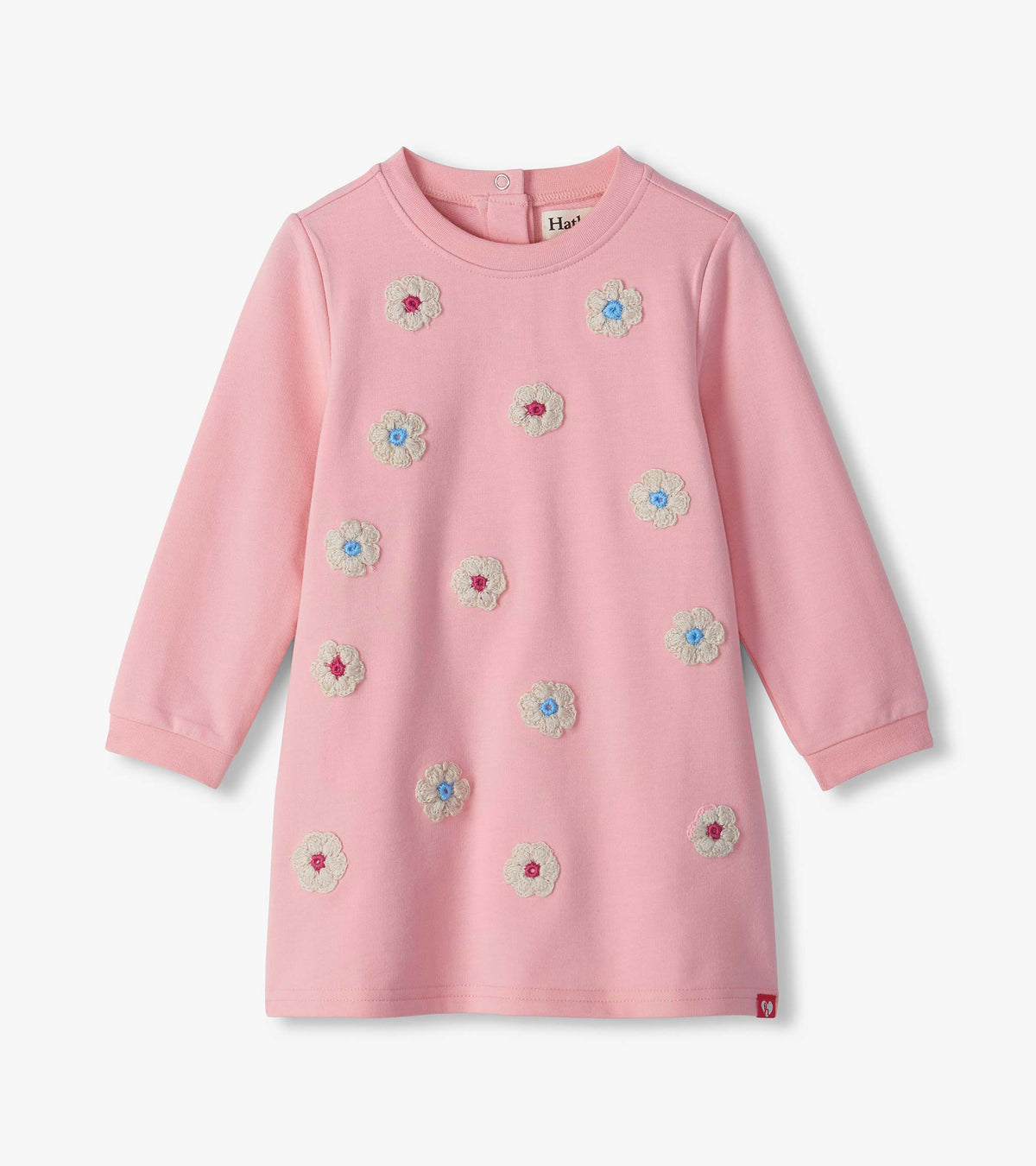 Orchid Pink Flower Teddy Bear Dress