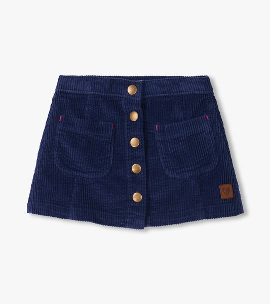 Patriot Blue A-Line Corduroy Skirt