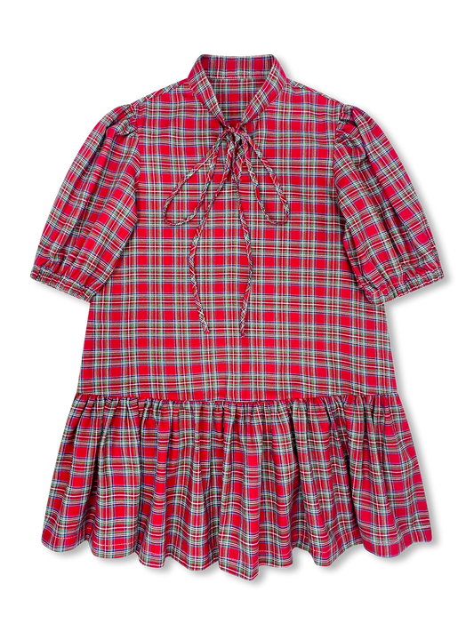 Sophia Dress - Hawthorn Plaid