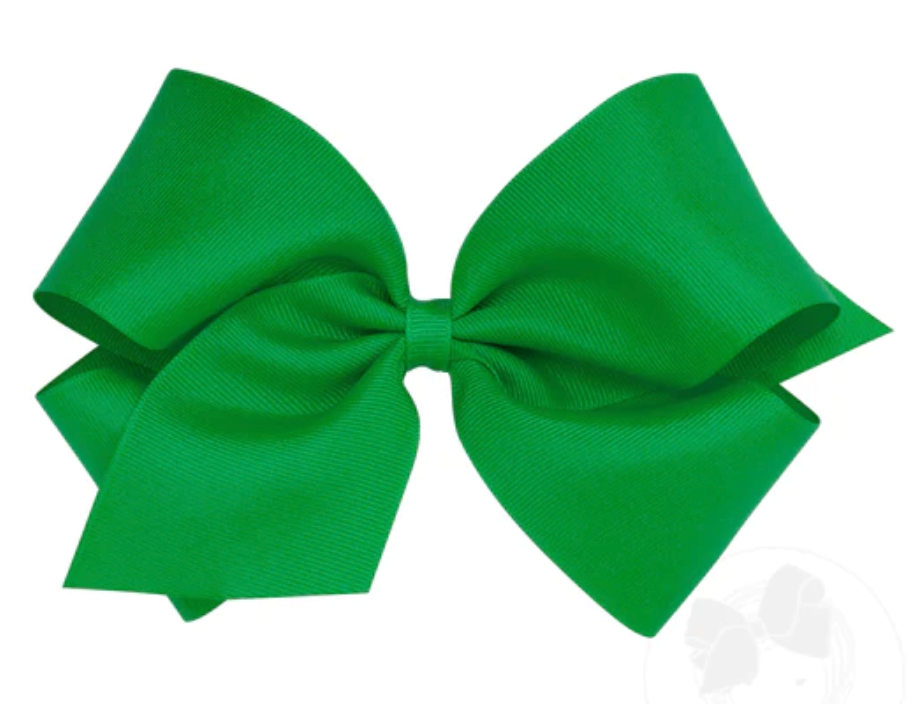 Green Hair Bow