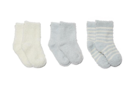 CCL Infant Socks Blue/Pearl