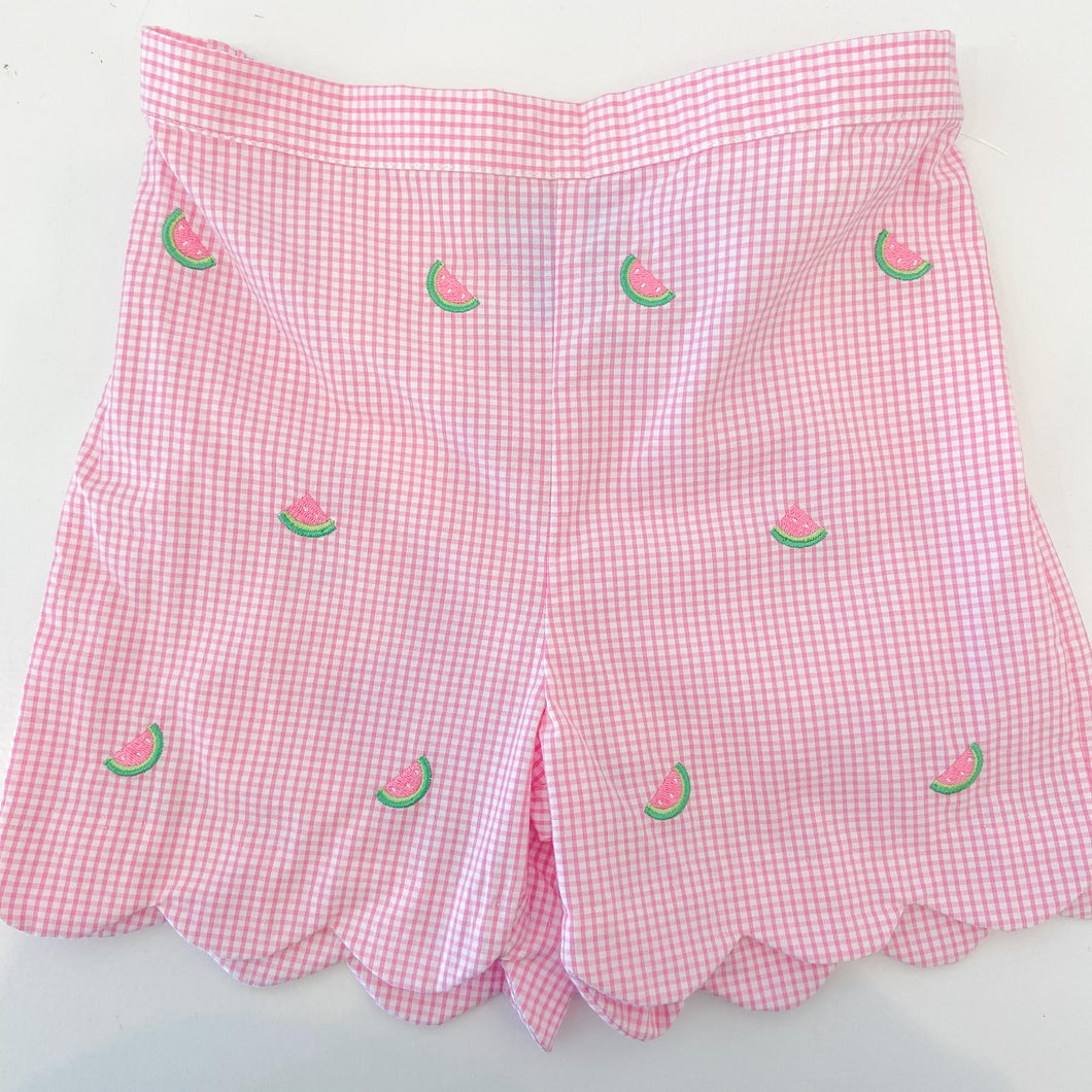 Shorts with Watermelon Embroidery 652SG