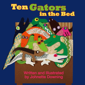 Ten gators in the bed