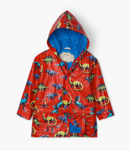 Load image into Gallery viewer, Silhouette Color Changing Dinos Raincoat